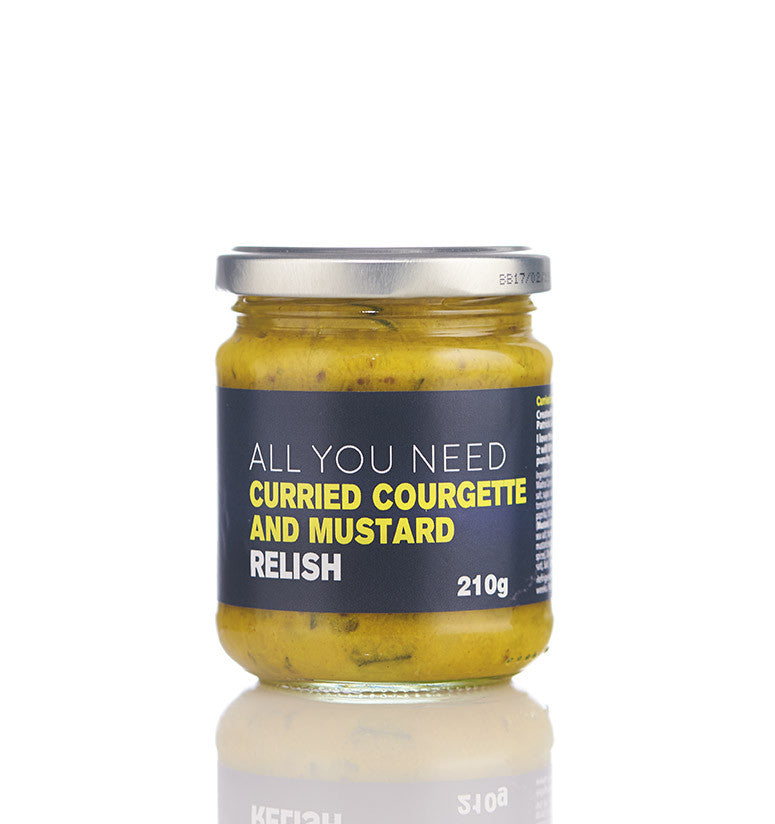 Curried Courgette and Mustard Relish