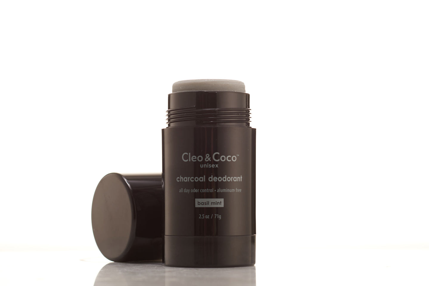 Charcoal Deodorant - Unisex Basil Mint Scent