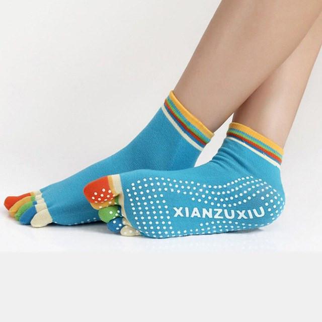 Yoga Workout Sticky Socks Pilates Grip Apparel