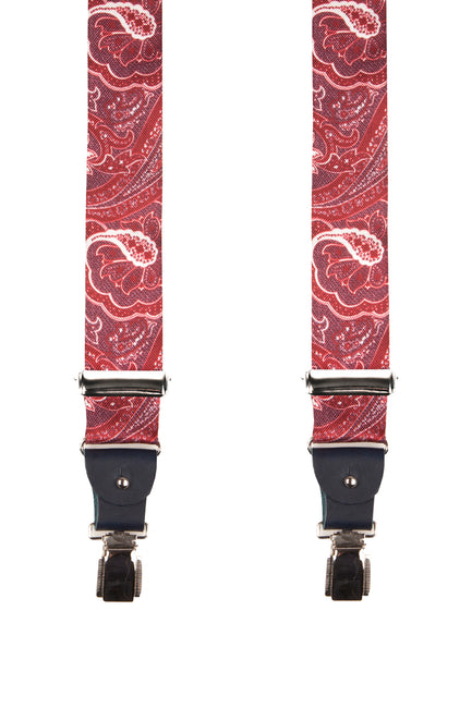 Tirante Paisley Blanco de Seda