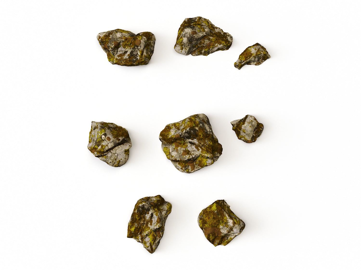 Mossy Rocks Set - Nouvelle Mesure Lab