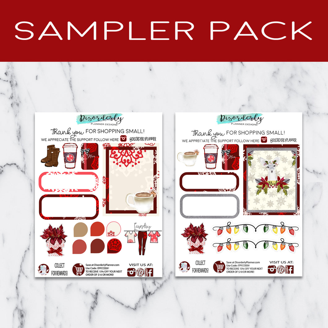 Disorderly Planner Sampler