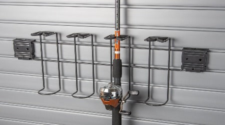 Fishing Rod Holder SlatWall Accessory