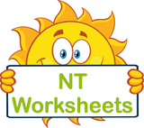 NT Special Needs worksheets and flashcards for NT completed using VIC Modern Cursive Font