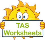 TAS Beginner Font Special Needs Worksheets and Flashcards completed using TAS Beginner Font