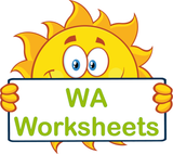 WA Special Needs Worksheets and Flashcards completed using VIC Modern Cursive Font