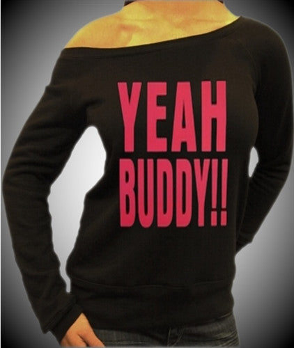 Yeah Buddy Pink Off The Shoulder