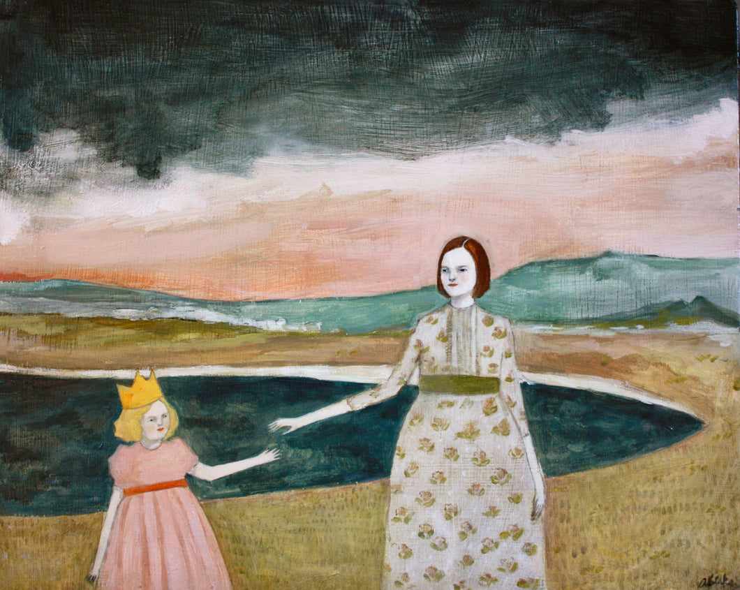 Clover followed her imaginary friend everywhere - limited edition print