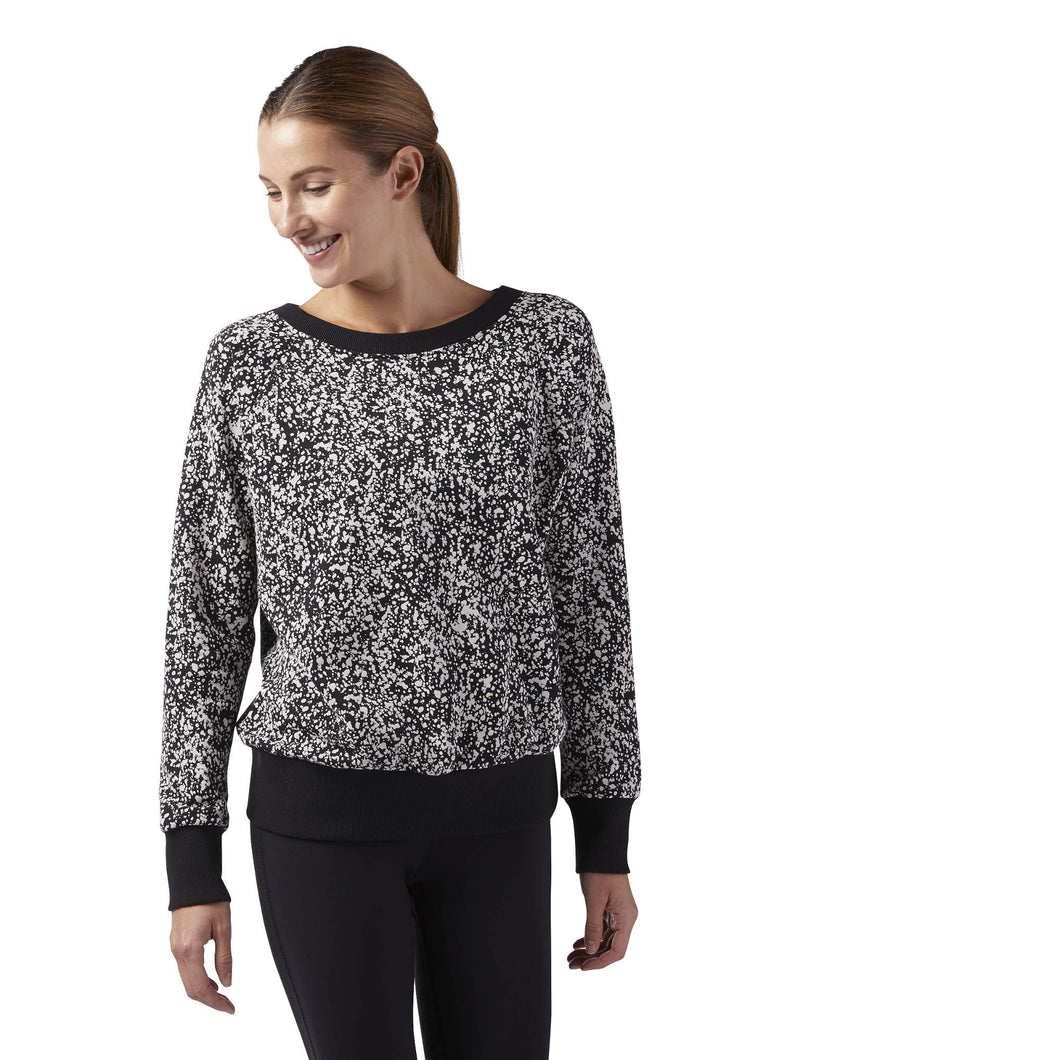 Crew neck - Speckled Print