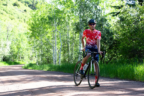 Dean Hill in the Aloha Palms Cycling Kit