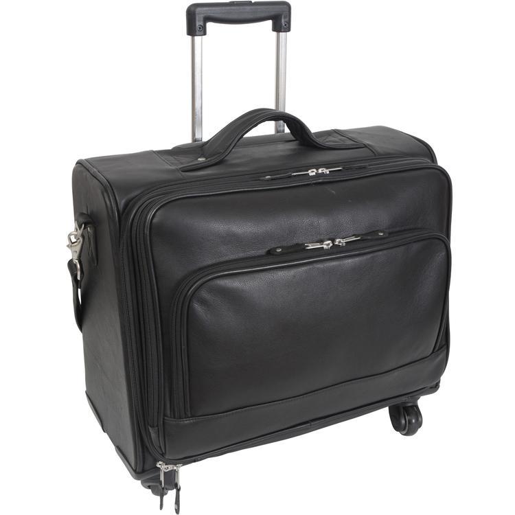 Carlin Canyon Wheeled Briefcase/Overnight by Canyon Leather