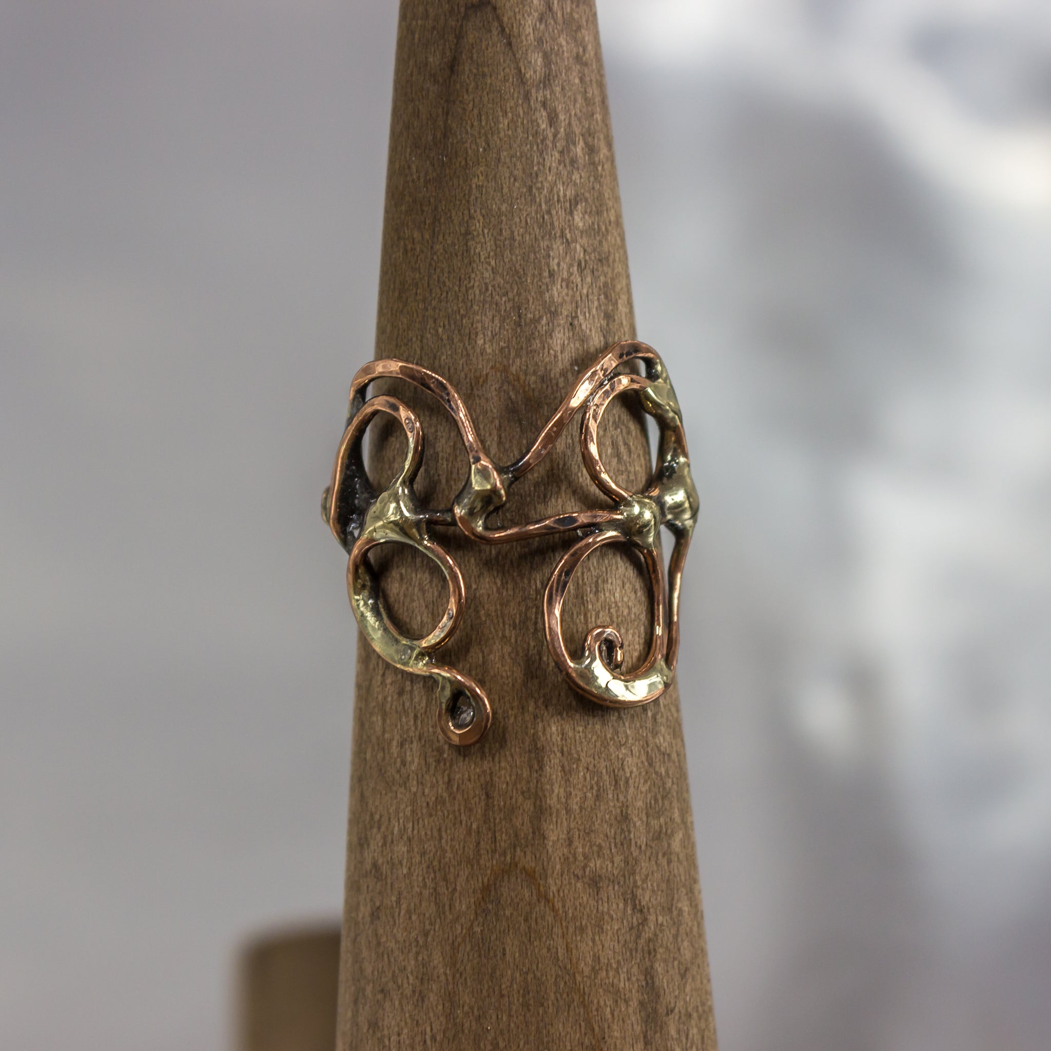 Organic Wire Wrap Ring 1