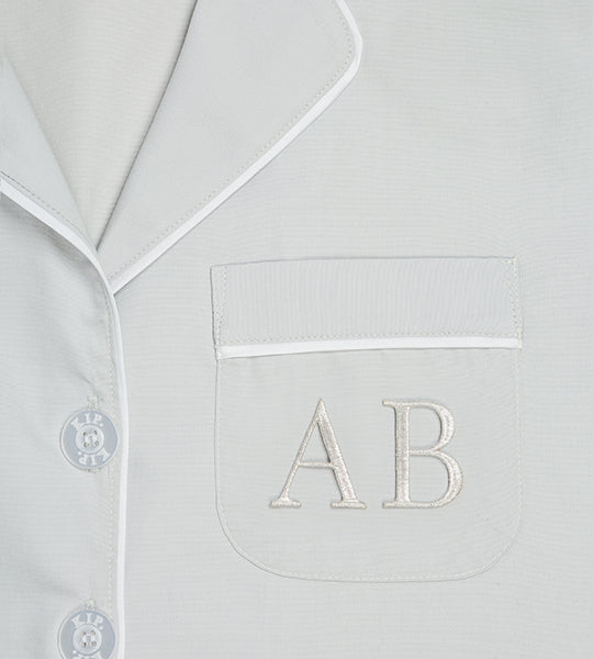 Monogrammed White Nightshirt