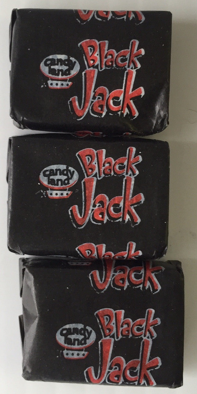 JG Barratts Black Jack Chews Bulk Sweets Wrapped 100g