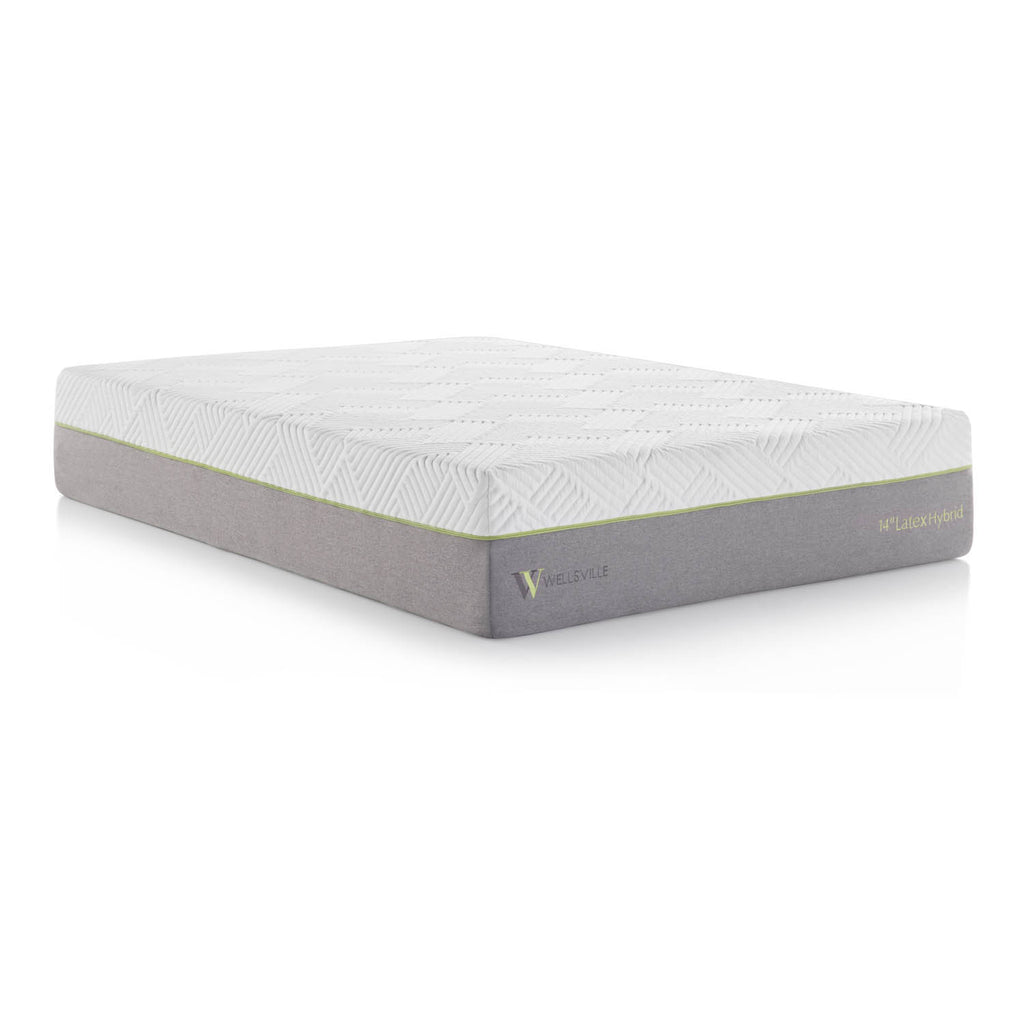 14" Organic latex hybrid mattress in queen size