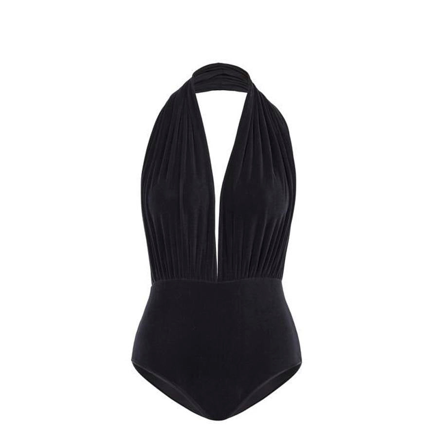 BLACK VELVET HENNA ONE PIECE - Bikinis Market