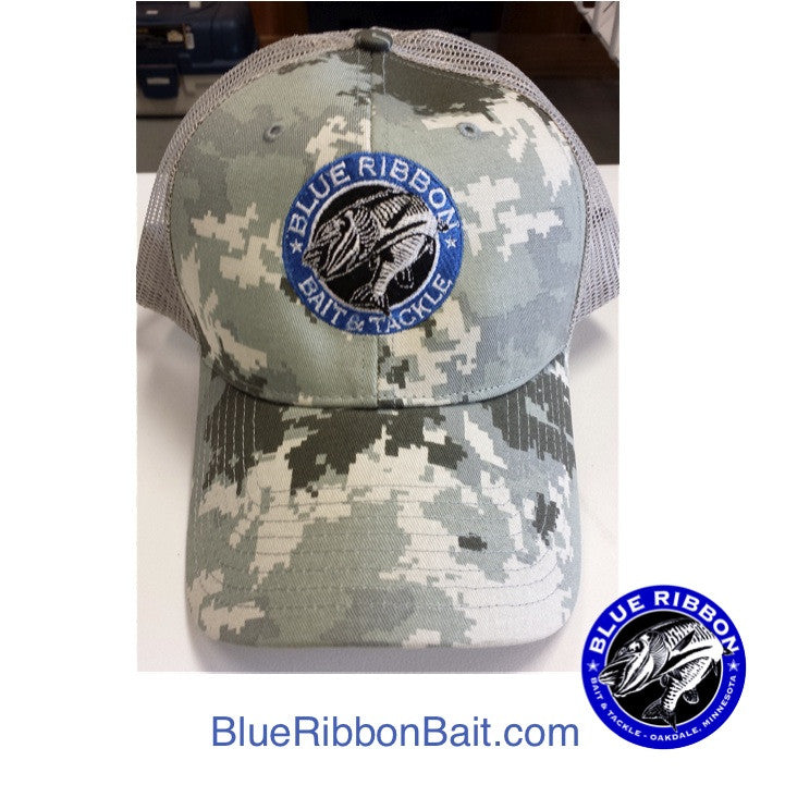 Blue Ribbon Bait & Tackle | Digital Camo Cap - - Blue Ribbon Bait & Tackle - Blue Ribbon Bait & Tackle