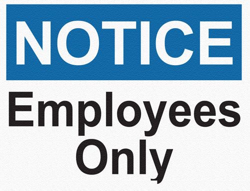 Notice - Employees Only - IRONmarker Grip