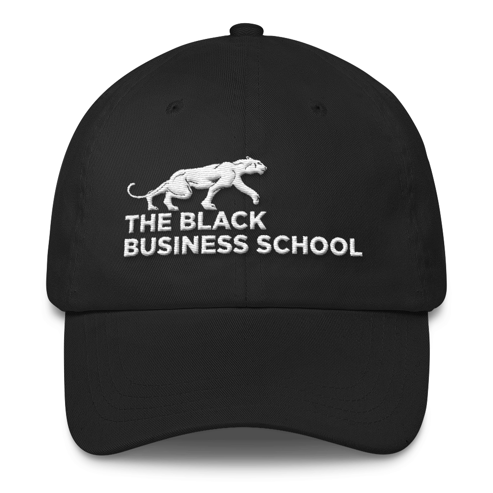 Black Business School Dad Cap