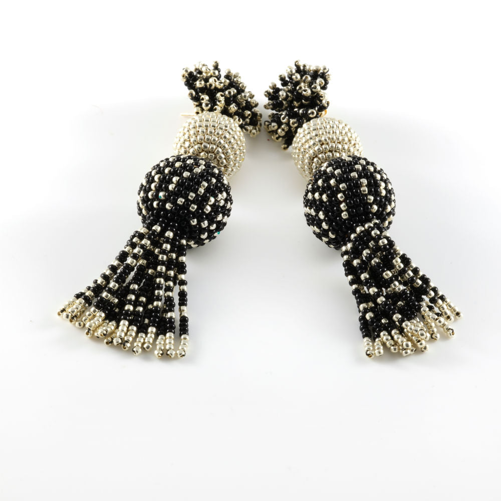 Vera Chaang Emma Handmade Statement Earrings - Basics and Organics