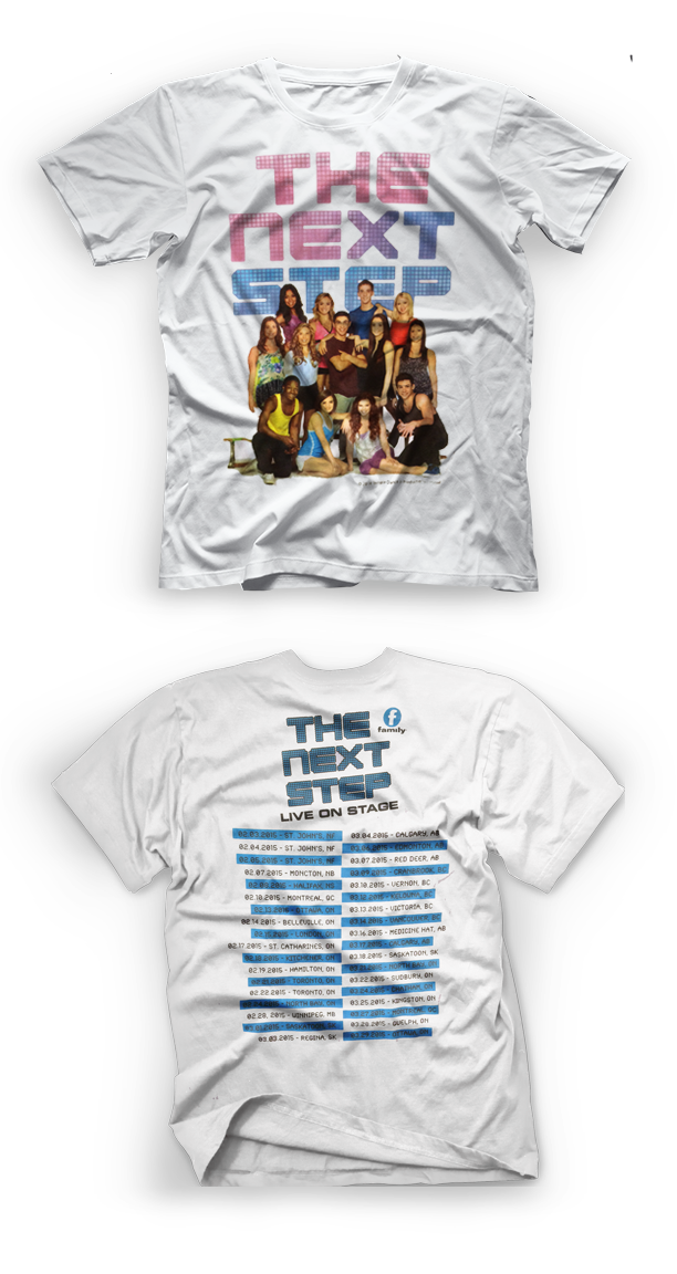 The Next Step 2015 Tour T-Shirt: White