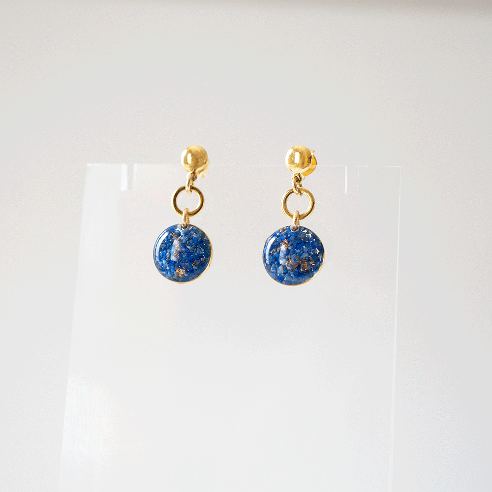 Dangling Lapis Earrings