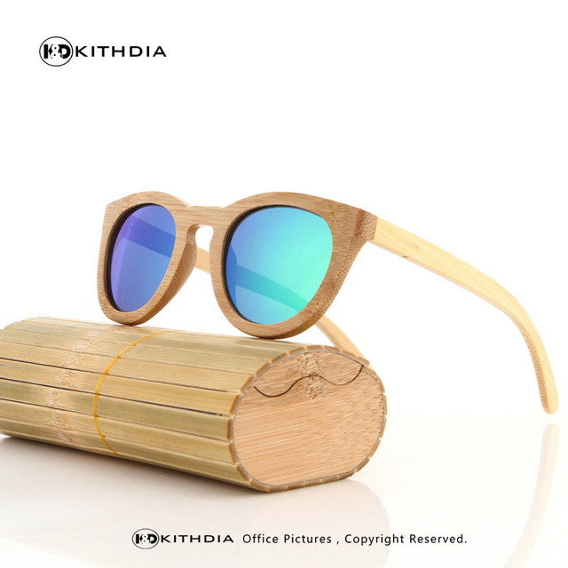 Bamboo Wooden Men and Women Polarized Sunglasses - Trending Design!