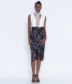 Diamond White Skirt