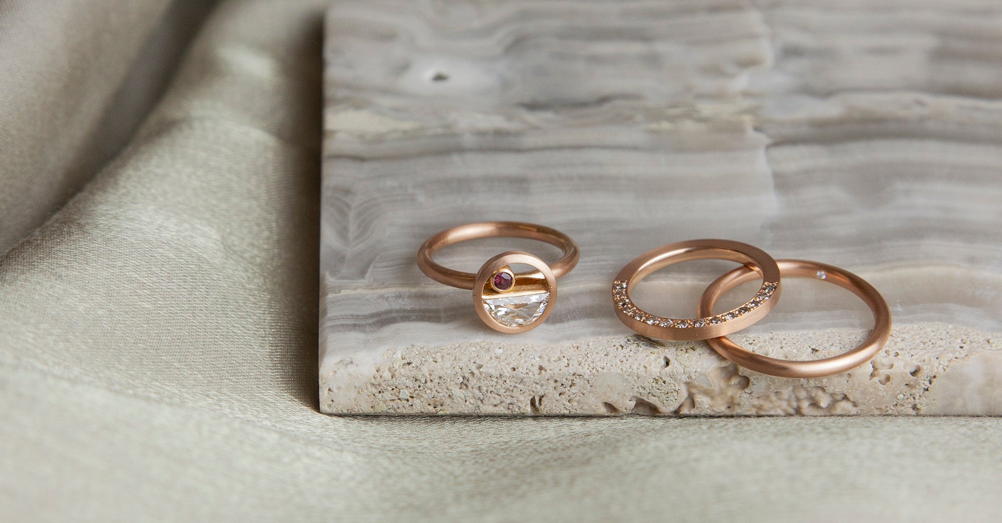 melanie katsalidis bespoke engagement ring wedding bands australian jewellery jeweller design designer