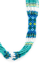 Turquoise Long Beaded Necklace