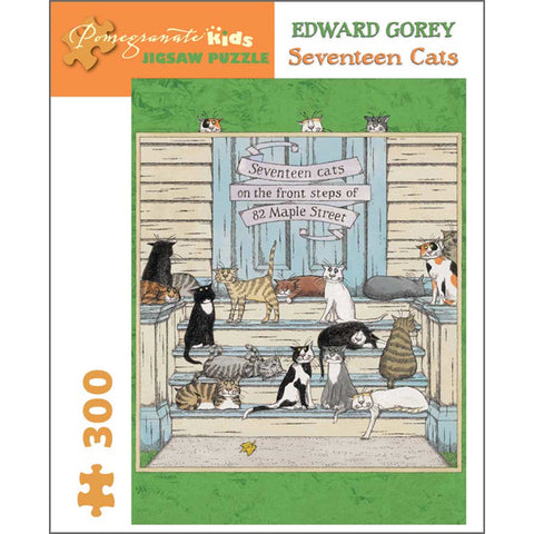 Edward Gorey Seventeen Cats Puzzle