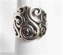 Sterling Silver Scroll Ring