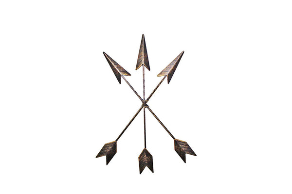 Cast Iron Arrow Wall Decor set of 3 Native American Metal Arrows | Rustic Barn Wood Decorative Sign Room Decor | Farmhouse Decor + Home Decor Accents| Metal Wall Art | Metal Wall Decor | Bedroom Decor