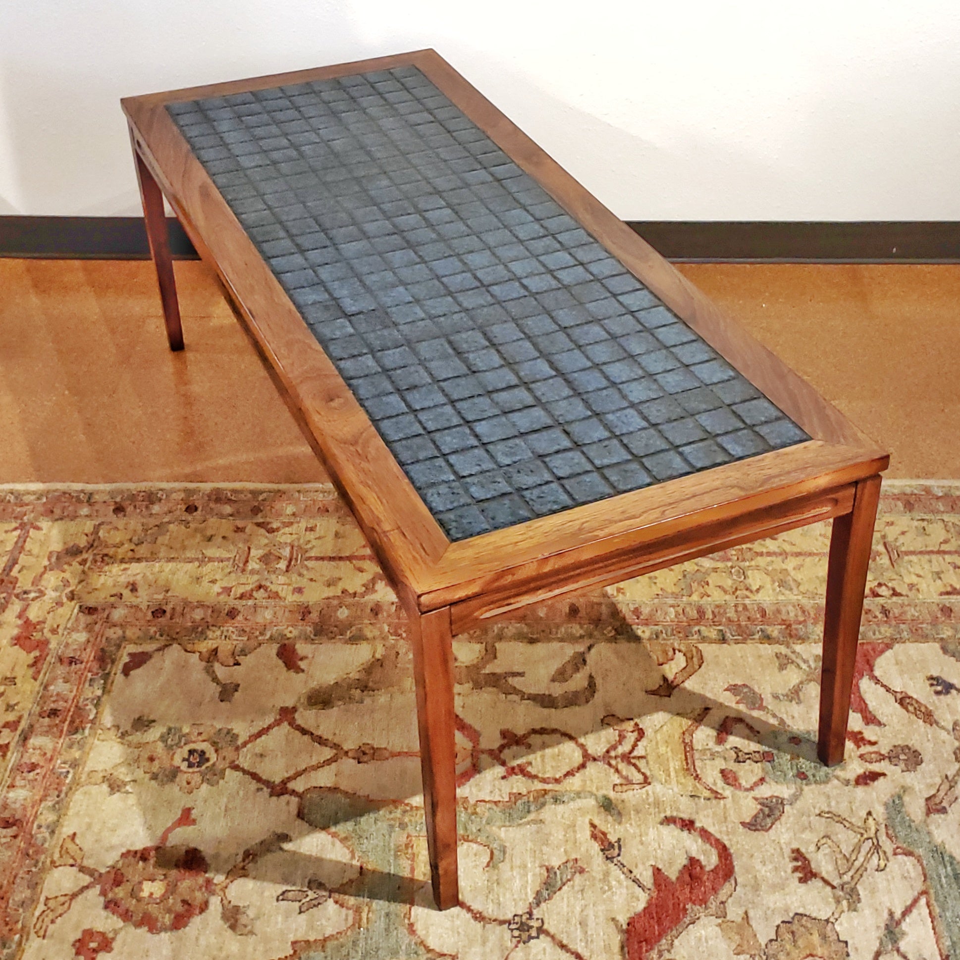 DANISH ROSEWOOD TILE-TOP COFFEE TABLE