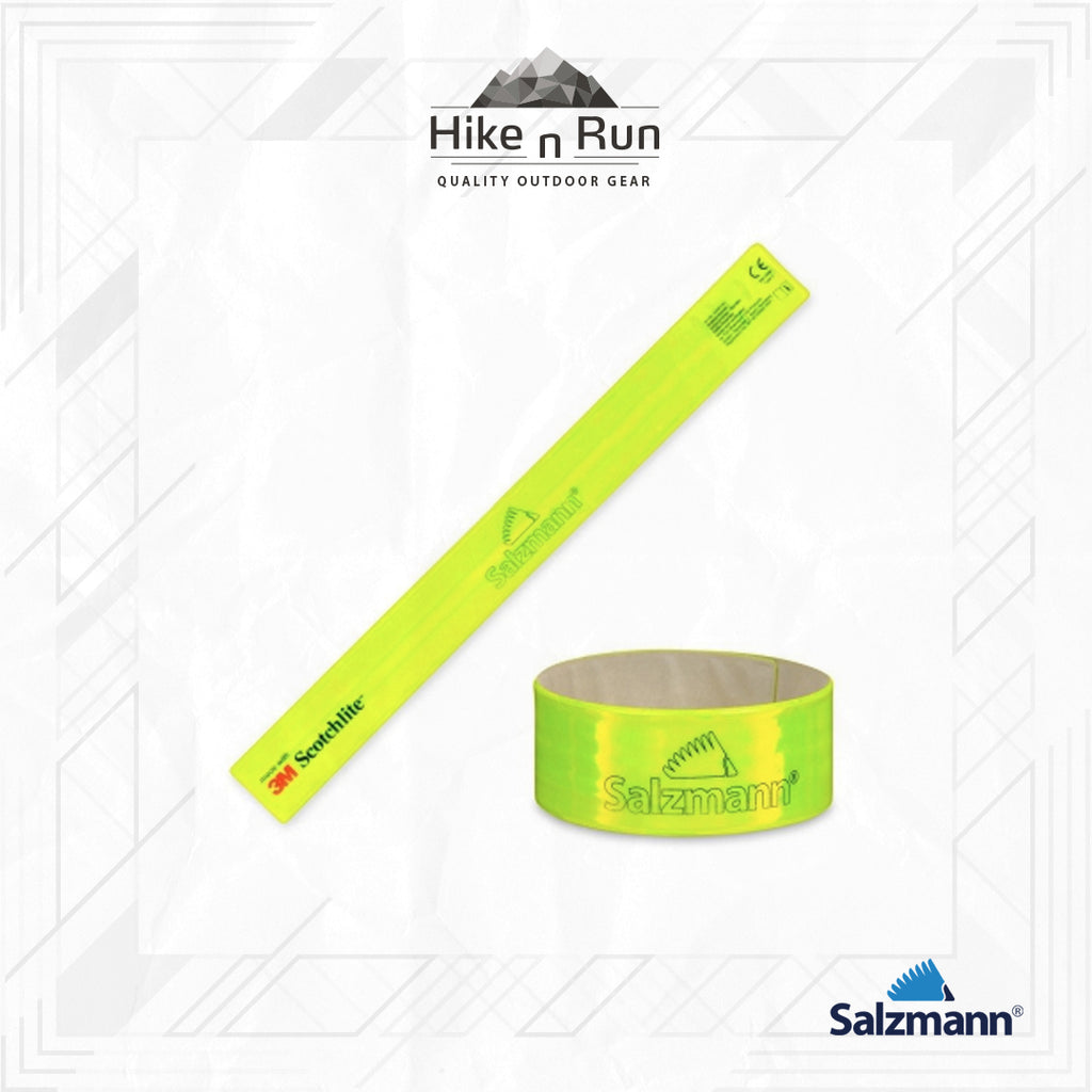 Salzmann 3M Reflective Running Sport Arm Leg Snap Band 3X38 Yellow 43461-Y