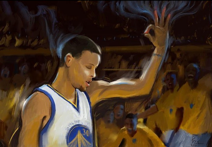 The Golden Warrior (On Canvas, Signed, Hand Embellished, and includes a Cert. of Authenticity)