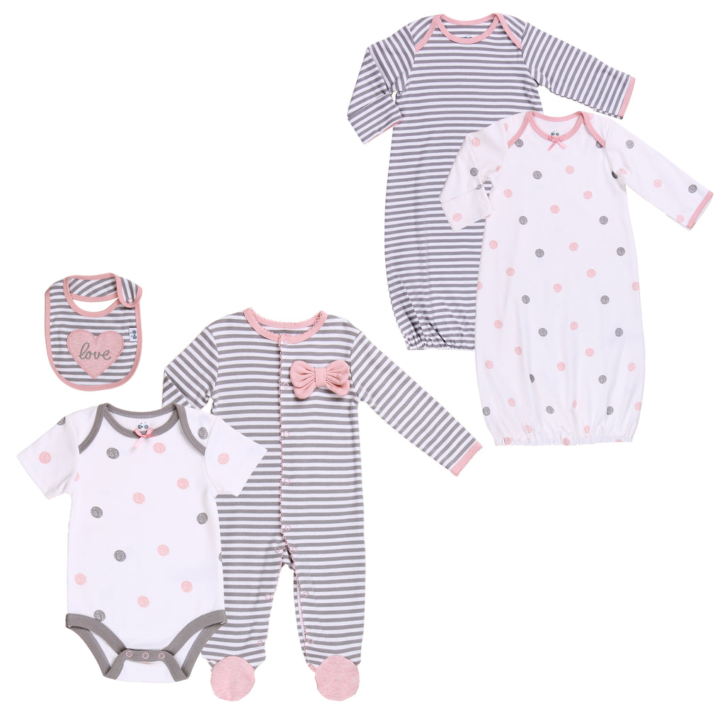 Baby Twin Girl 5-Pc Set