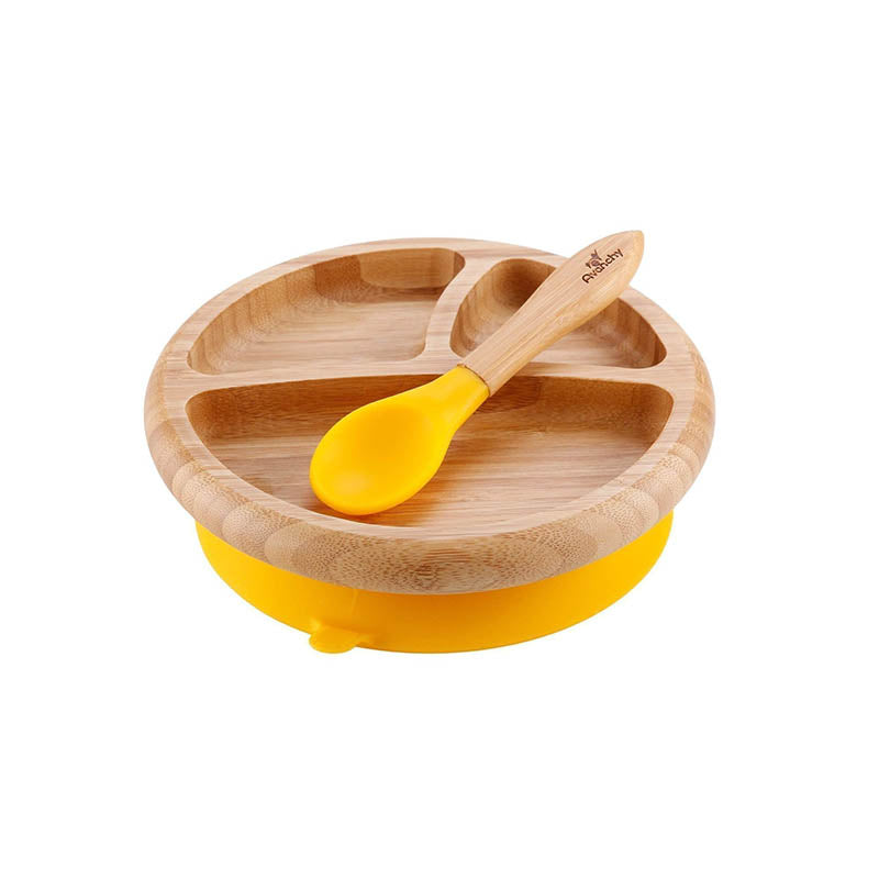 Bamboo Suction Baby Plate + Spoon