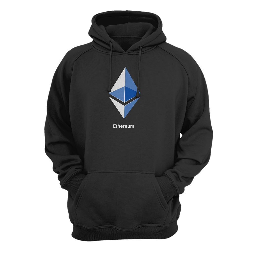 Blue Ethereum Logo Crypto Hoodie – Crypto Wardrobe
