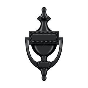 DKR75 Victorian Rope Door Knocker - 7 1/2'' x 4''