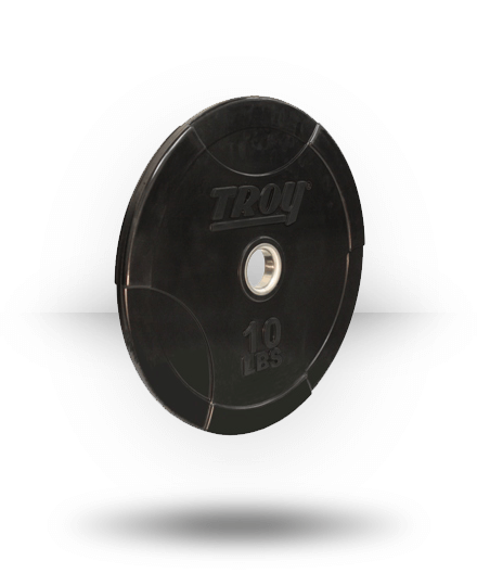 York Solid 2" Inter-Locking Bumper Plate With Steel Insert 10 lb