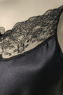 Ella slip dress with chantilly lace trim