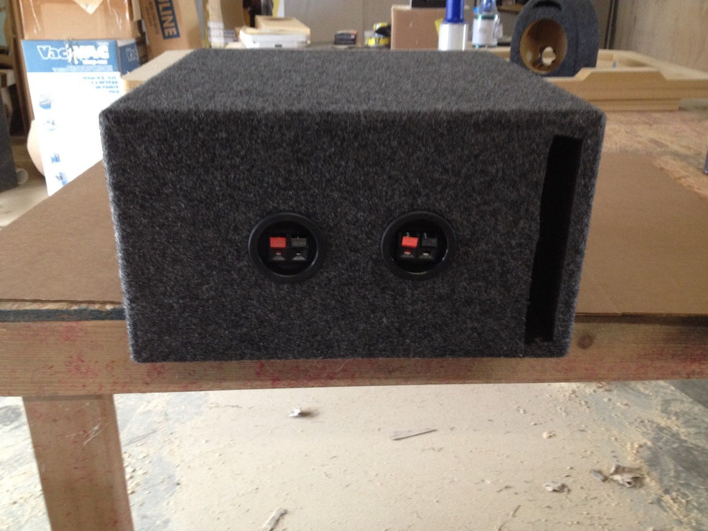 6.5" Subwoofer Box Enclosure 6 1/2" Car Speaker Coax Box 5.75" Inside