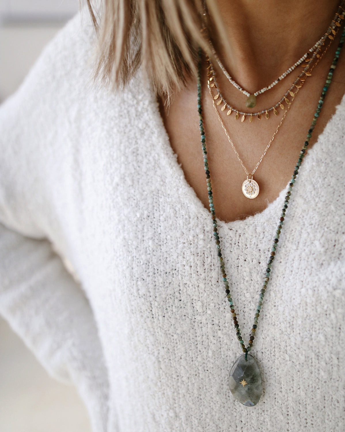Collier ROCCA amazonite