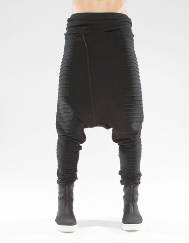 TROUSERS HEAVY RIB ZIP