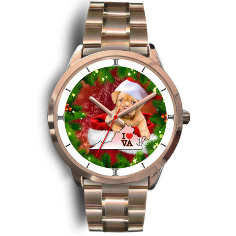 Lovely Bordeaux Mastiff Dog Virginia Christmas Special Wrist Watch