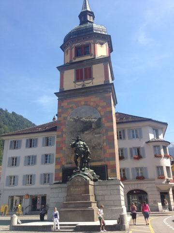 Wilhelm Tell Statue in Altdorf, Uri, Switzerland