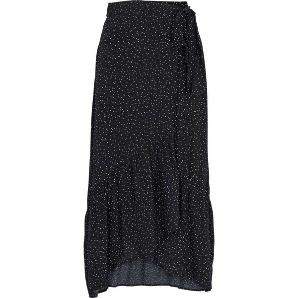 ALINA slå om nederdel fra Basic Apparel i viskose