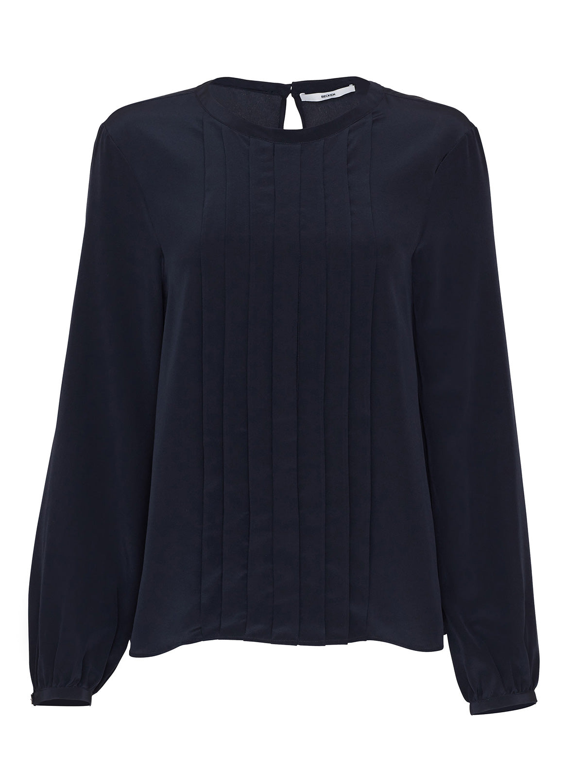 PLEAT FRONT BLOUSE