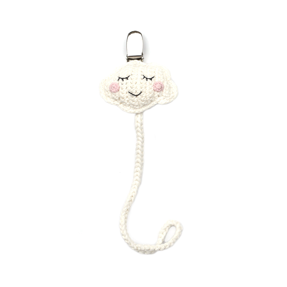 Cloud pacifier clip